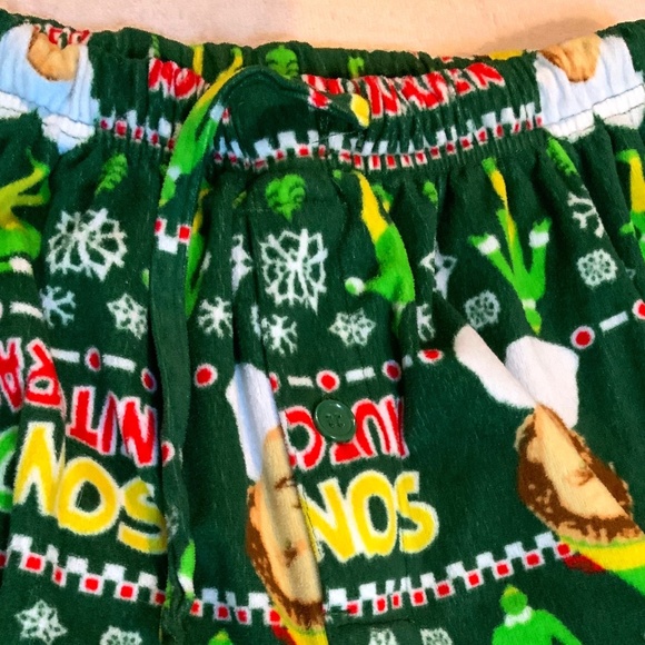 ELF Other - Elf Pajama bottoms Fit like Sz S Green Holiday Festive Sleep Cozy